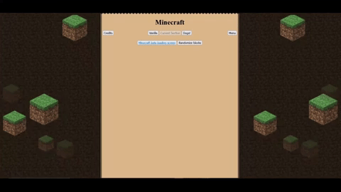 Gif demo for minecraft theme